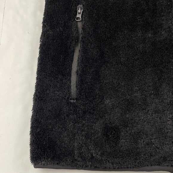 Eddie Bauer Full Zip Fleece Jacket Men’s S Nylon Overlay Soft Fleece Black - Picture 10 of 10